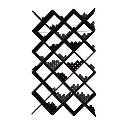 Modern solid wood wine rack free