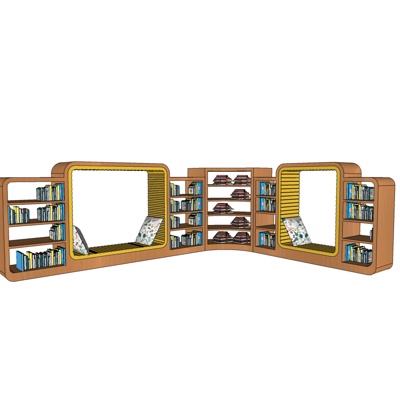 Modern Solid Wood Bookshelf Free