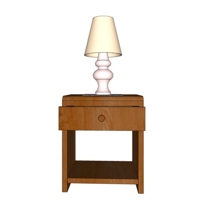 Modern solid wood bedside table free