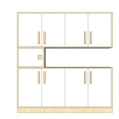 Modern Solid Wood Entrance Shoe Cabinet Free