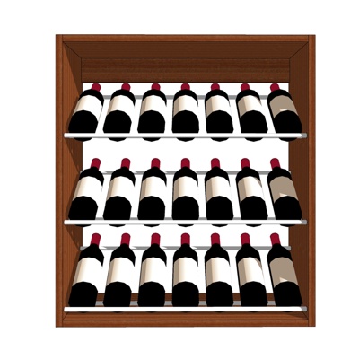 Modern solid wood wine cooler free