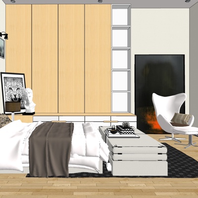 Modern Minimalist Bedroom Free