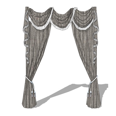 European-style fabric curtains free
