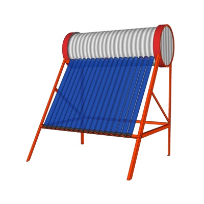 modern solar water heater free u model