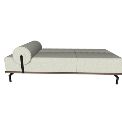 Modern fabric chaise longue free