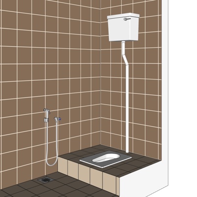 modern bathroom squat toilet free