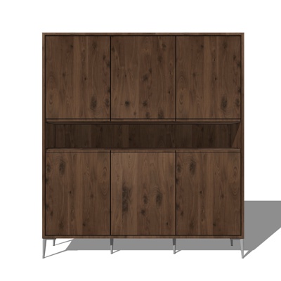 Modern Solid Wood Entrance Shoe Cabinet Free