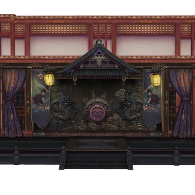 Chinese solid wood stage free