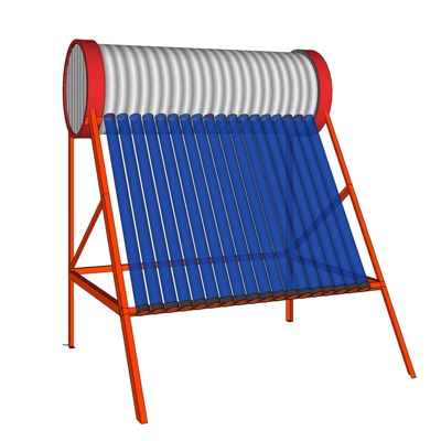 Modern solar water heater for free