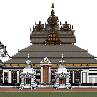 Southeast Asian Buddhist Hall Free