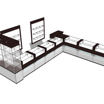 Modern Glass Showcase Free