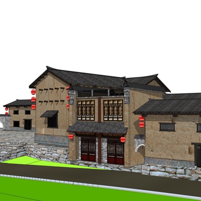 Chinese Ancient Building Inn Free