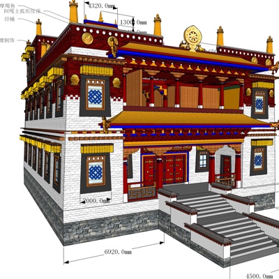 Tibetan temple appearance free