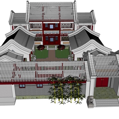 Chinese Ancient Courtyard Free