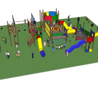 Modern children's playground free