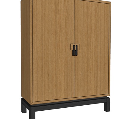 Modern Solid Wood Locker Free