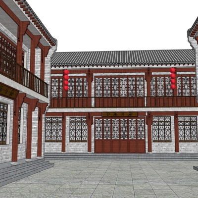 Chinese Ancient Building Inn Free