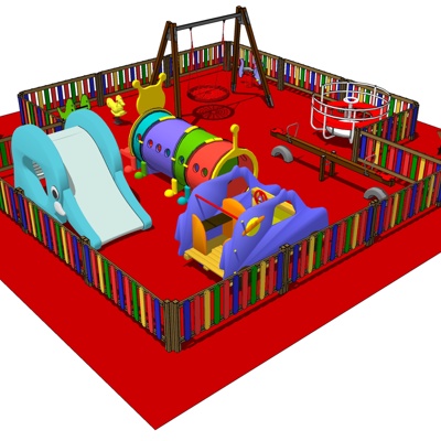 Free modern play area