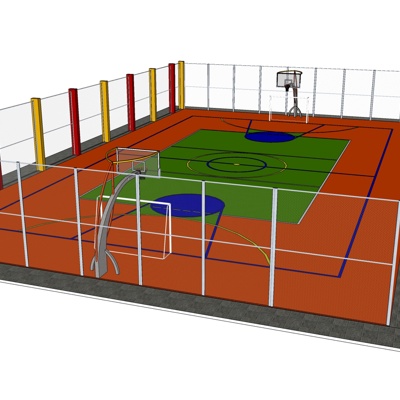 Modern Basketball Court Free