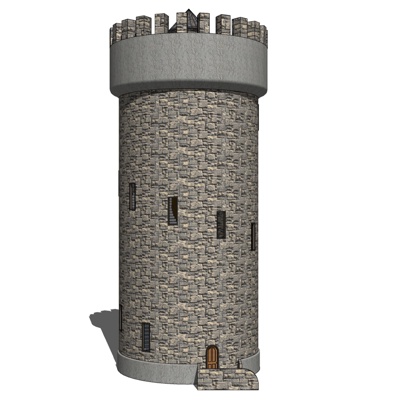 Modern turret building free