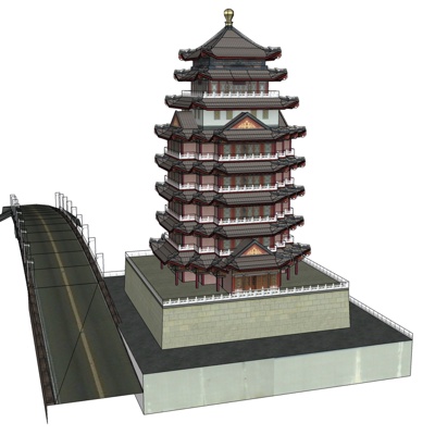 Chinese pagoda building free