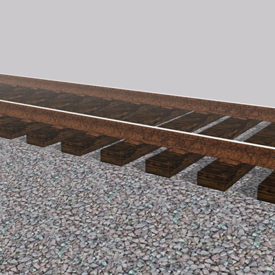 Modern train tracks free