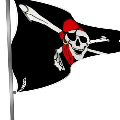 Modern Pirate Flag Free