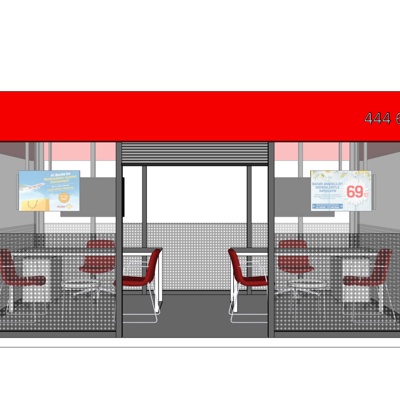 Modern Fast Food Restaurant Free