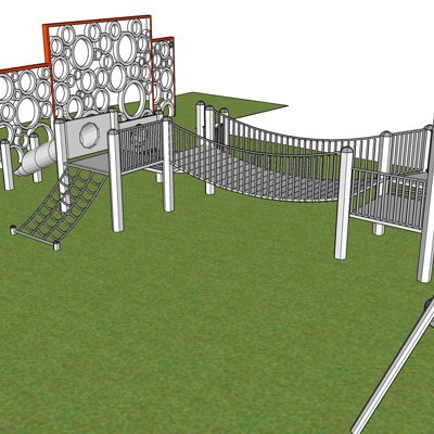 Free modern children's play area