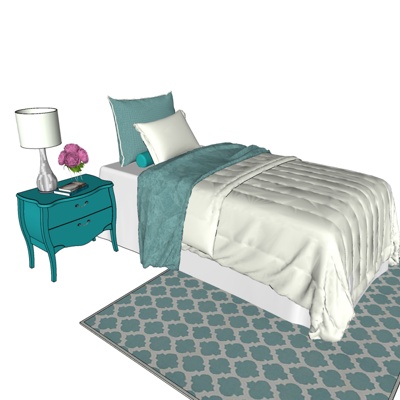 Jane European Fabric Single Bed Free