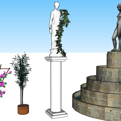 European character sculpture for free