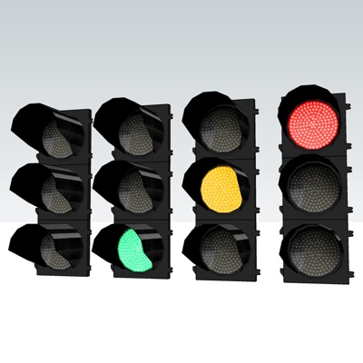 Modern road traffic lights free