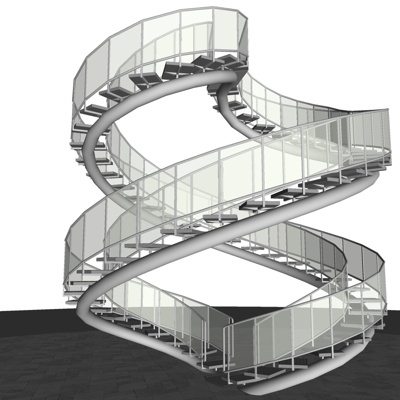 Modern spiral staircase free