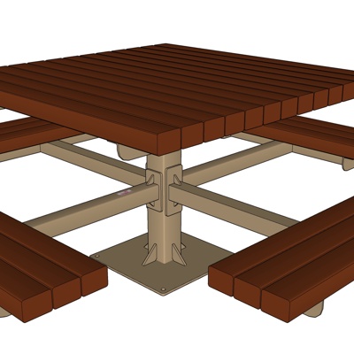 Modern outdoor leisure tables and chairs for free