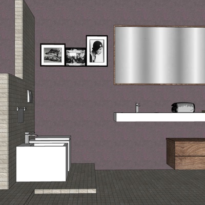 Modern minimalist bathroom free