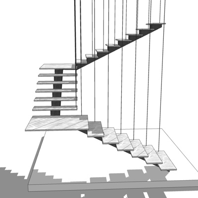 Modern Slab Stairs Free