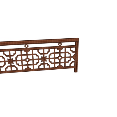 Chinese solid wood guardrail free