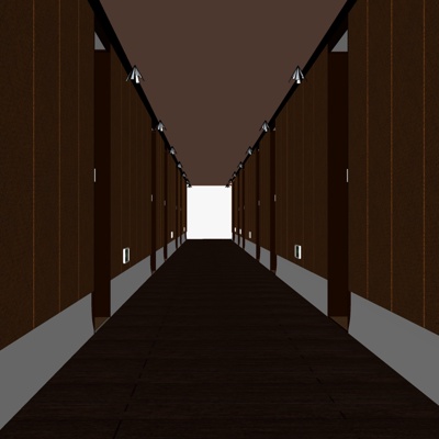 Modern Hotel Corridor