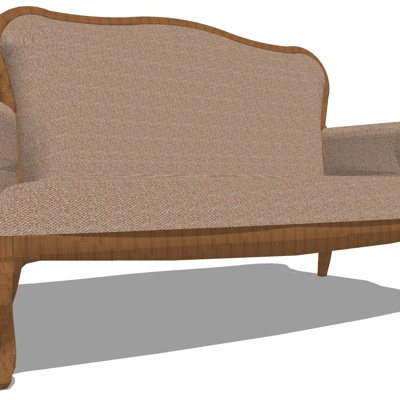 European-style fabric single sofa for free