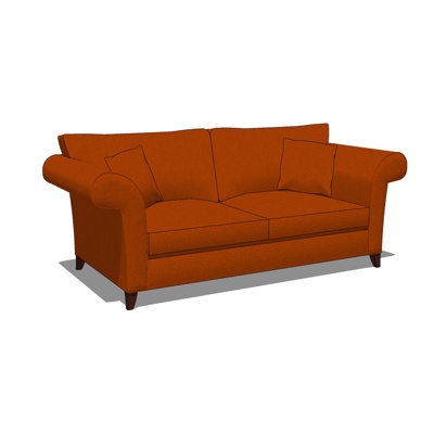 Modern fabric double sofa for free