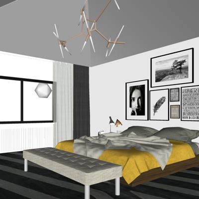 Modern Minimalist Bedroom Master Room Free