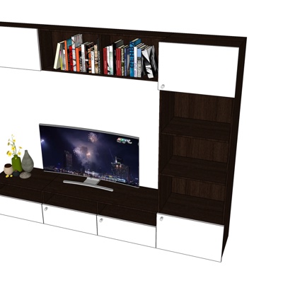 modern solid wood TV cabinet free