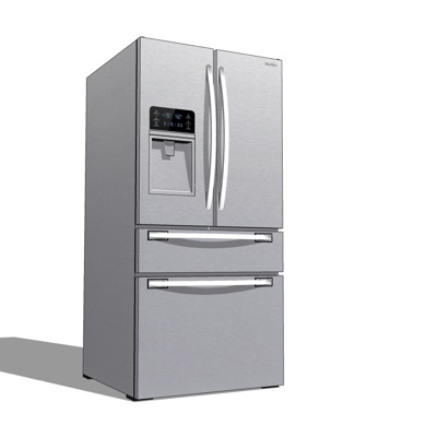 Modern double door refrigerator free