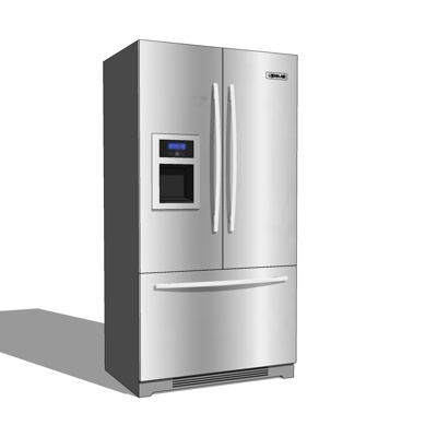 Modern Supermarket Beverage Freezer Free