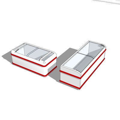 Modern supermarket refrigerator free