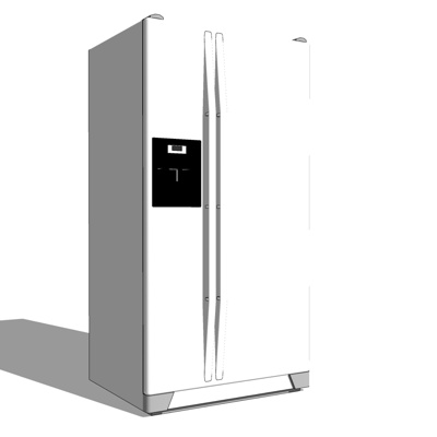 Modern double door refrigerator free