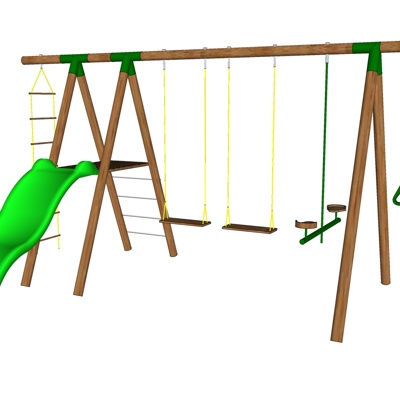 Modern slide swing children's play equipment free