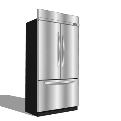 Modern double door refrigerator free