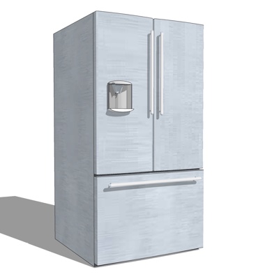 Modern double door refrigerator free