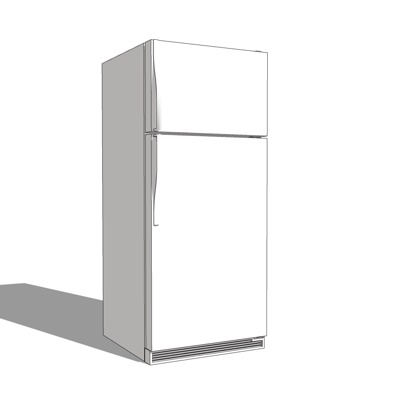 Modern single door refrigerator free